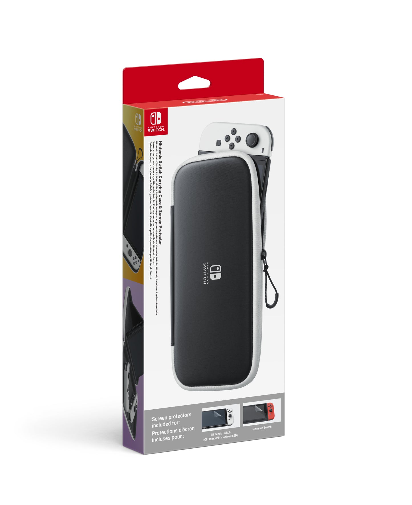Nintendo Pochette de transport et protection d'écran Switch OLED