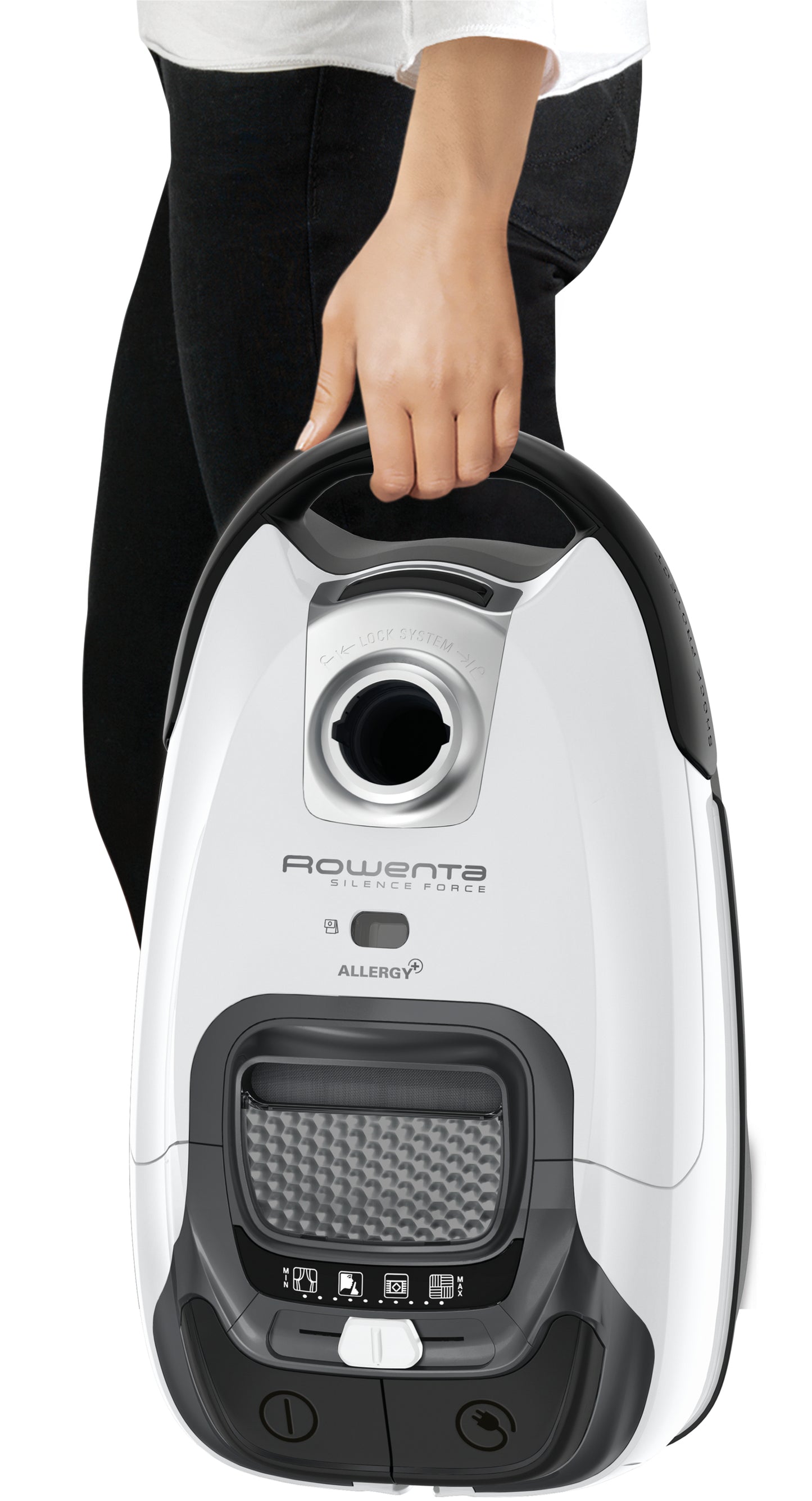 Rowenta Silence Force RO7457 4,5 L Aspirateur réservoir cylindrique Sec 400 W Sac à poussière