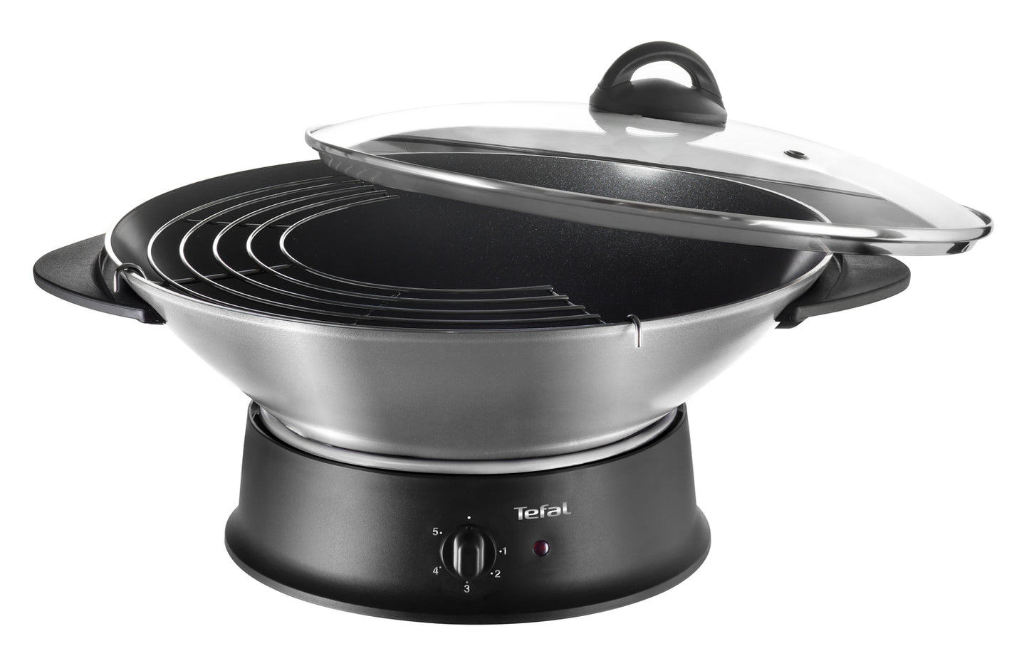 Tefal Multiwok WO3000 Argent 1200 W