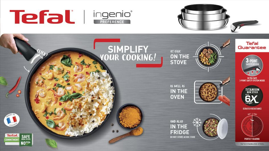 Tefal Ingenio Preference L97304 lot de casseroles