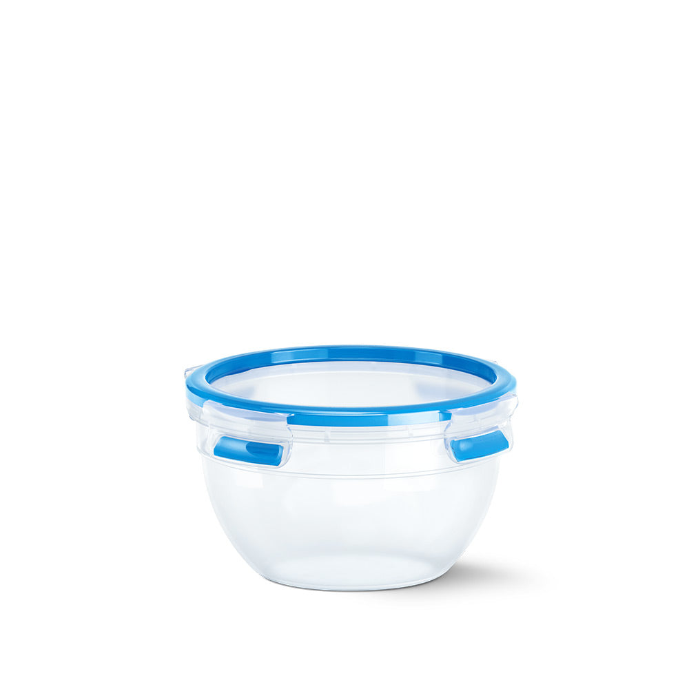 EMSA CLIP & CLOSE N10116 Rond contenant 2,6 L Bleu, Transparent 2 pièce(s)
