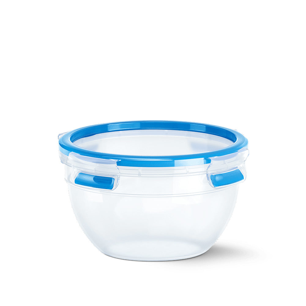 EMSA CLIP & CLOSE N10116 Rond contenant 2,6 L Bleu, Transparent 2 pièce(s)