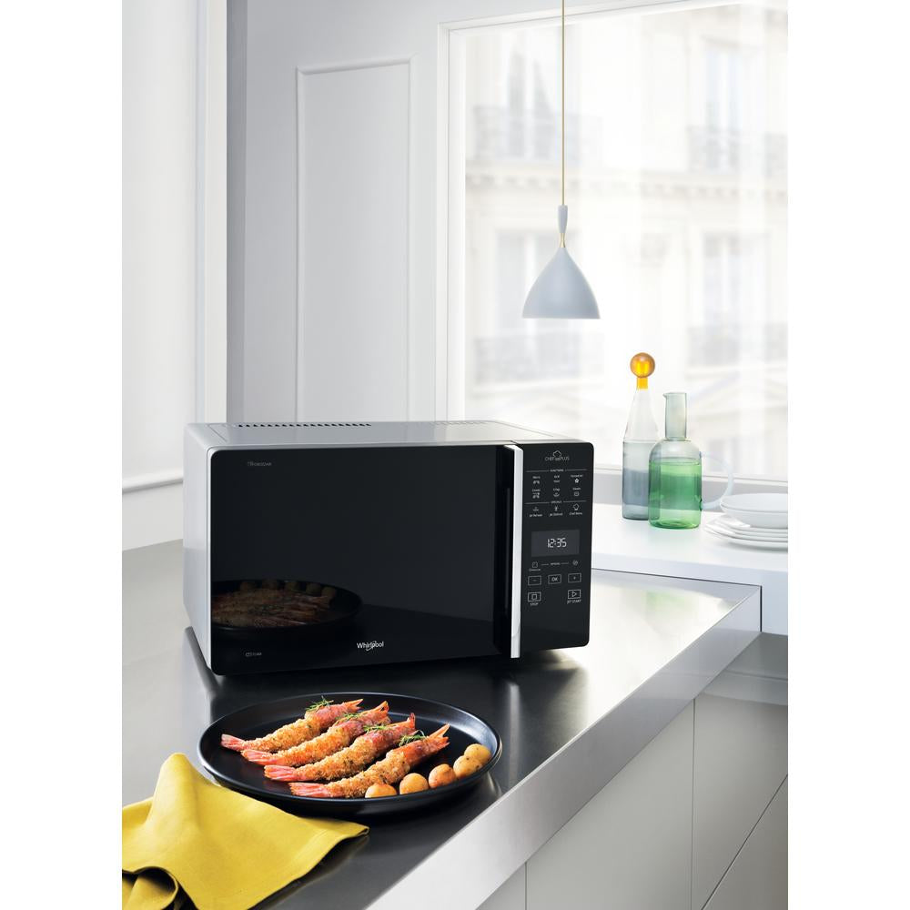 Whirlpool Chef Plus MCP 349 SL Argent Micro-onde combiné Comptoir 25 L 800 W