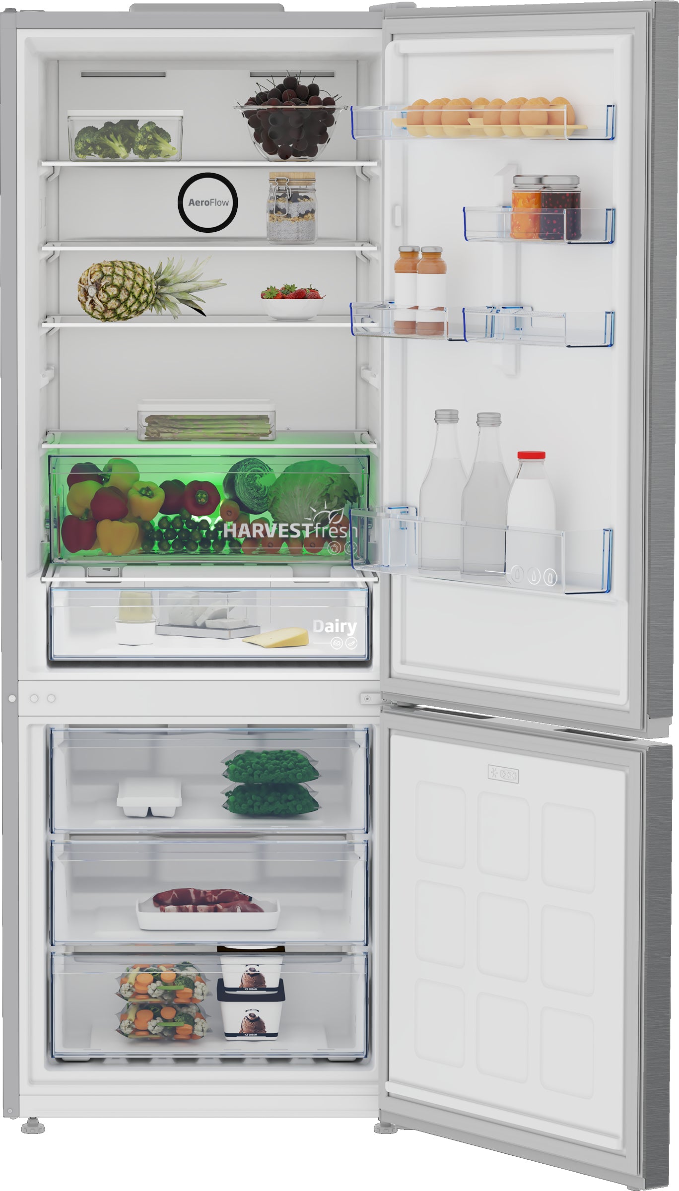 Beko B5RCNE565HXP Pose libre 490 L D Acier inoxydable