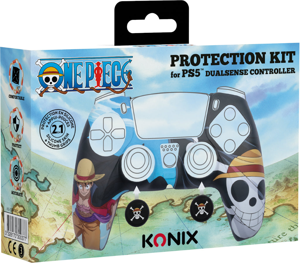 Konix Kit de protection dualsense One Piece
