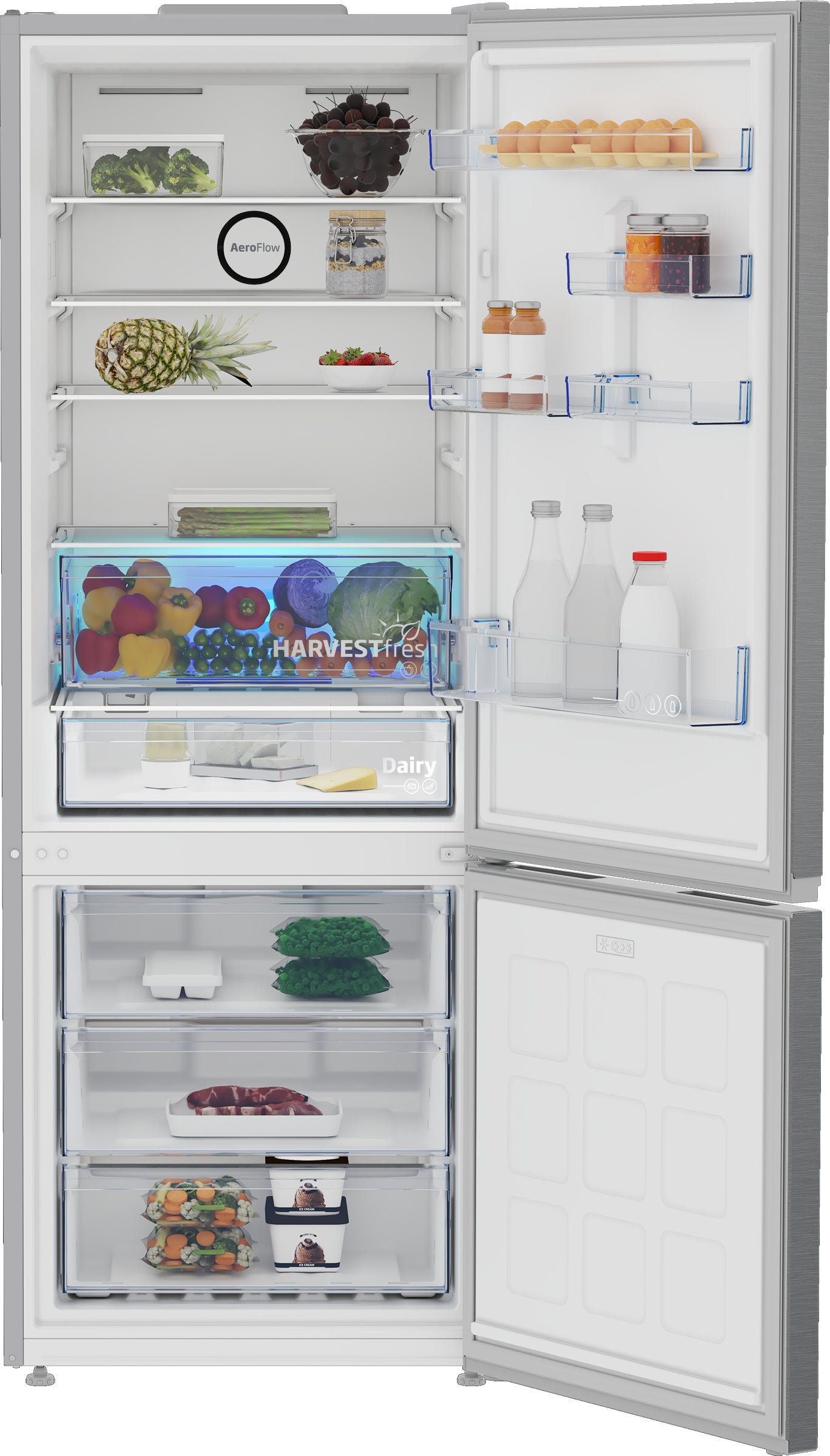 Beko B5RCNE565HXP Pose libre 490 L D Acier inoxydable