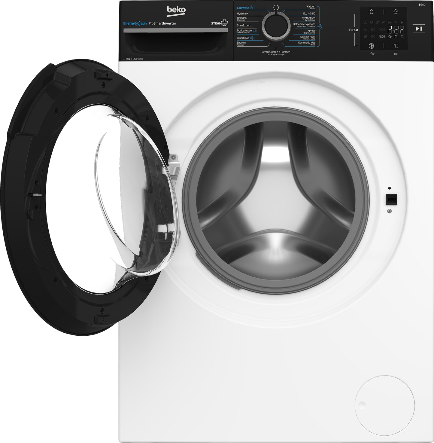Beko b300 BM3WFU3741B machine à laver Charge avant 7 kg 1400 tr/min Blanc