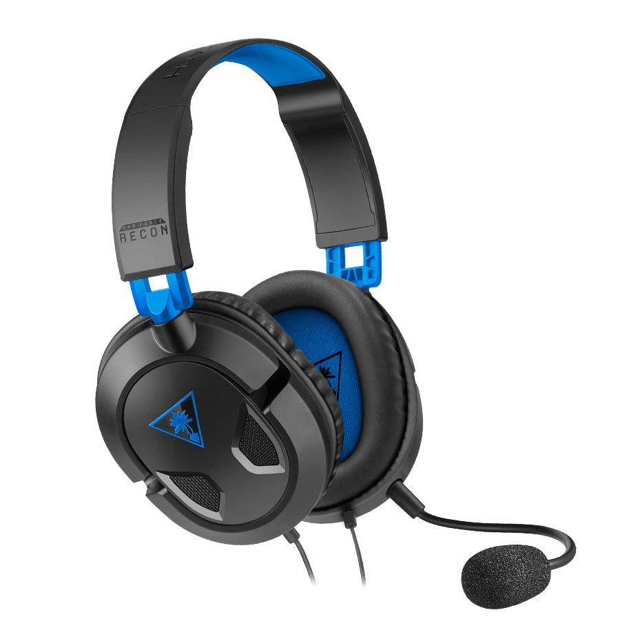 Turtle Beach Casque gaming Recon 50 – Nintendo Switch, PS5, PS4, PlayStation, appareils mobiles et PC disposant d'un port de 3,5 mm – microphone amovible, écouteurs de 40 mm