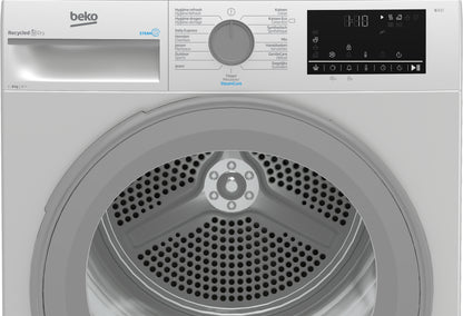 Beko B3T6823WS sèche-linge Pose libre Charge avant 8 kg A++ Blanc