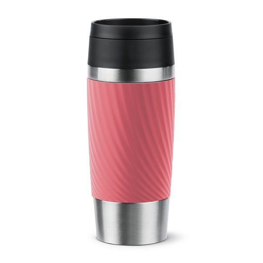 Tefal Travel Mug Classic Twist N2024410 thermos 360 ml Noir, Rose, Acier inoxydable Acier inoxydable