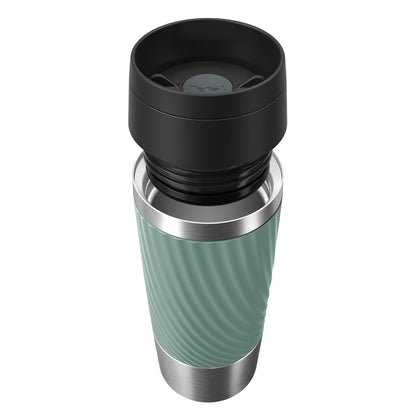 Tefal Travel Mug Classic N2024310 thermos 360 ml Noir, Bleu, Acier inoxydable Acier inoxydable