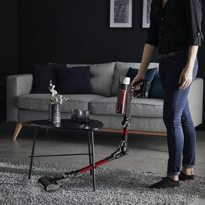 Rowenta RH2079 Aspirateur-balai 2 en 1 Batterie Sec Sans sac 0,4 L 250 W Noir, Rouge