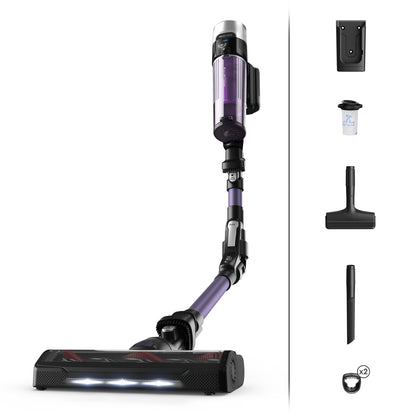 Rowenta RH2039 Aspirateur-balai 2 en 1 Batterie Sec Sans sac 0,4 L 250 W Noir, Violet