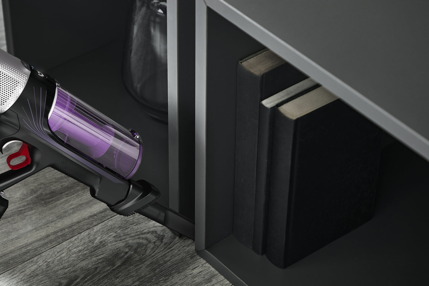 Rowenta RH2039 Aspirateur-balai 2 en 1 Batterie Sec Sans sac 0,4 L 250 W Noir, Violet
