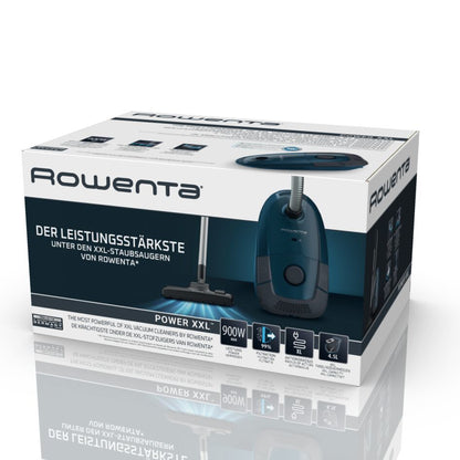 Rowenta Power XXL RO3126 4,5 L Aspirateur réservoir cylindrique Sec 900 W Sac à poussière