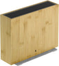 WMF FlexTec Compact bamboe 1893874500 Bloc à couteaux incliné Bambou, Acier inoxydable Bois