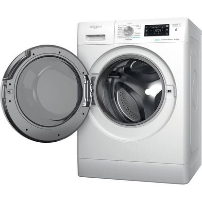 Whirlpool FFWDB 964369 WV EE machine à laver avec sèche linge Pose libre Charge avant Blanc D