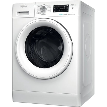 Whirlpool FFWDB 964369 WV EE machine à laver avec sèche linge Pose libre Charge avant Blanc D