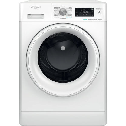 Whirlpool FFWDB 964369 WV EE machine à laver avec sèche linge Pose libre Charge avant Blanc D