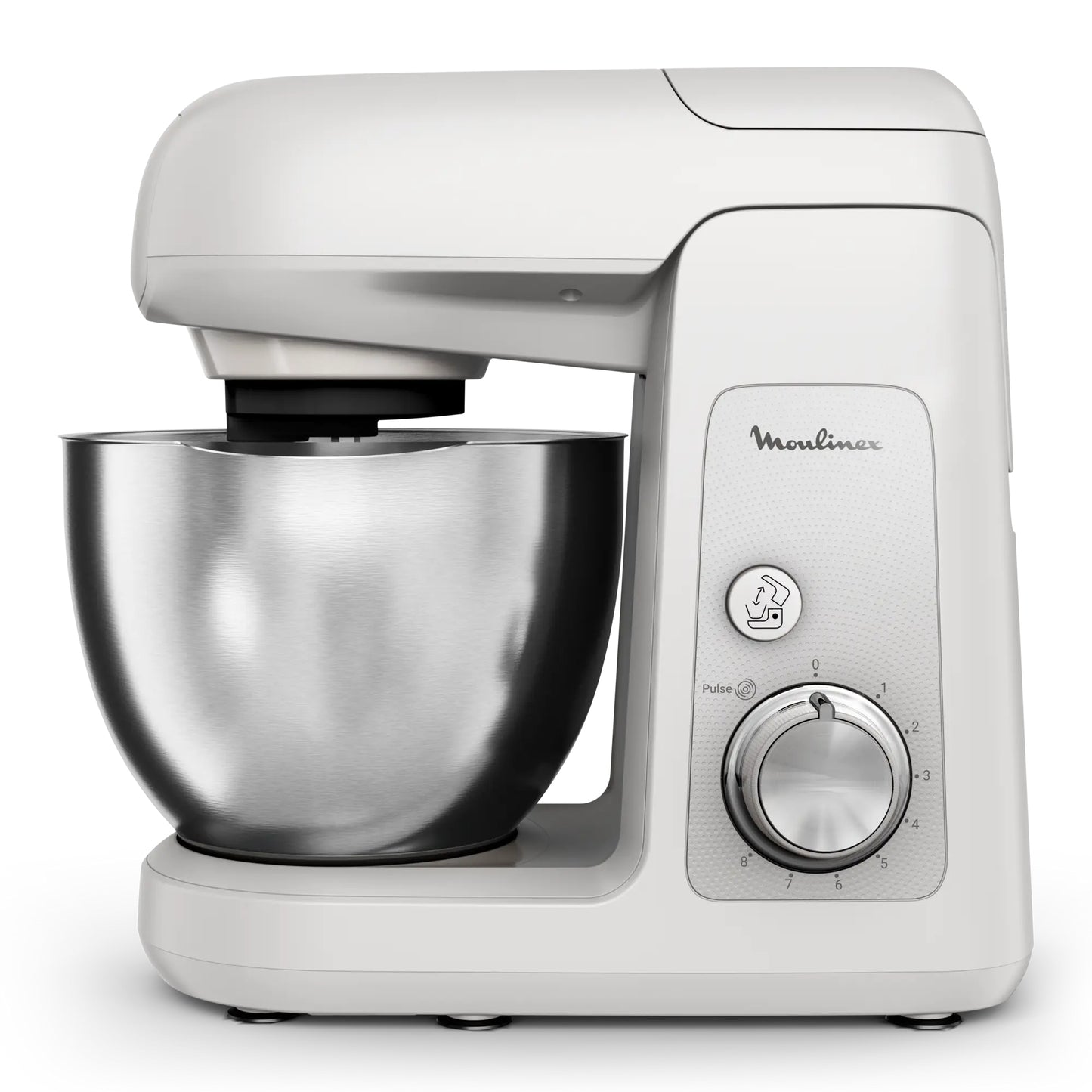 Moulinex Bake Partner QA523B10 robot de cuisine 1100 W 4,6 L Acier inoxydable, Blanc