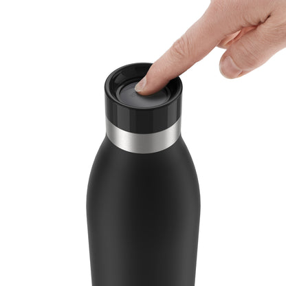 Tefal Bludrop Basic N31109 Utilisation quotidienne, Randonnée, Sports 700 ml Acier inoxydable Noir, Acier inoxydable
