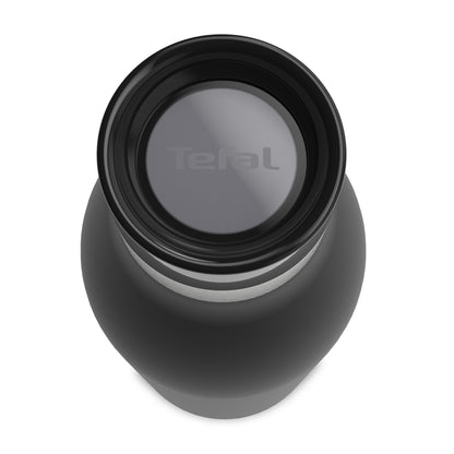 Tefal Bludrop Basic N31109 Utilisation quotidienne, Randonnée, Sports 700 ml Acier inoxydable Noir, Acier inoxydable