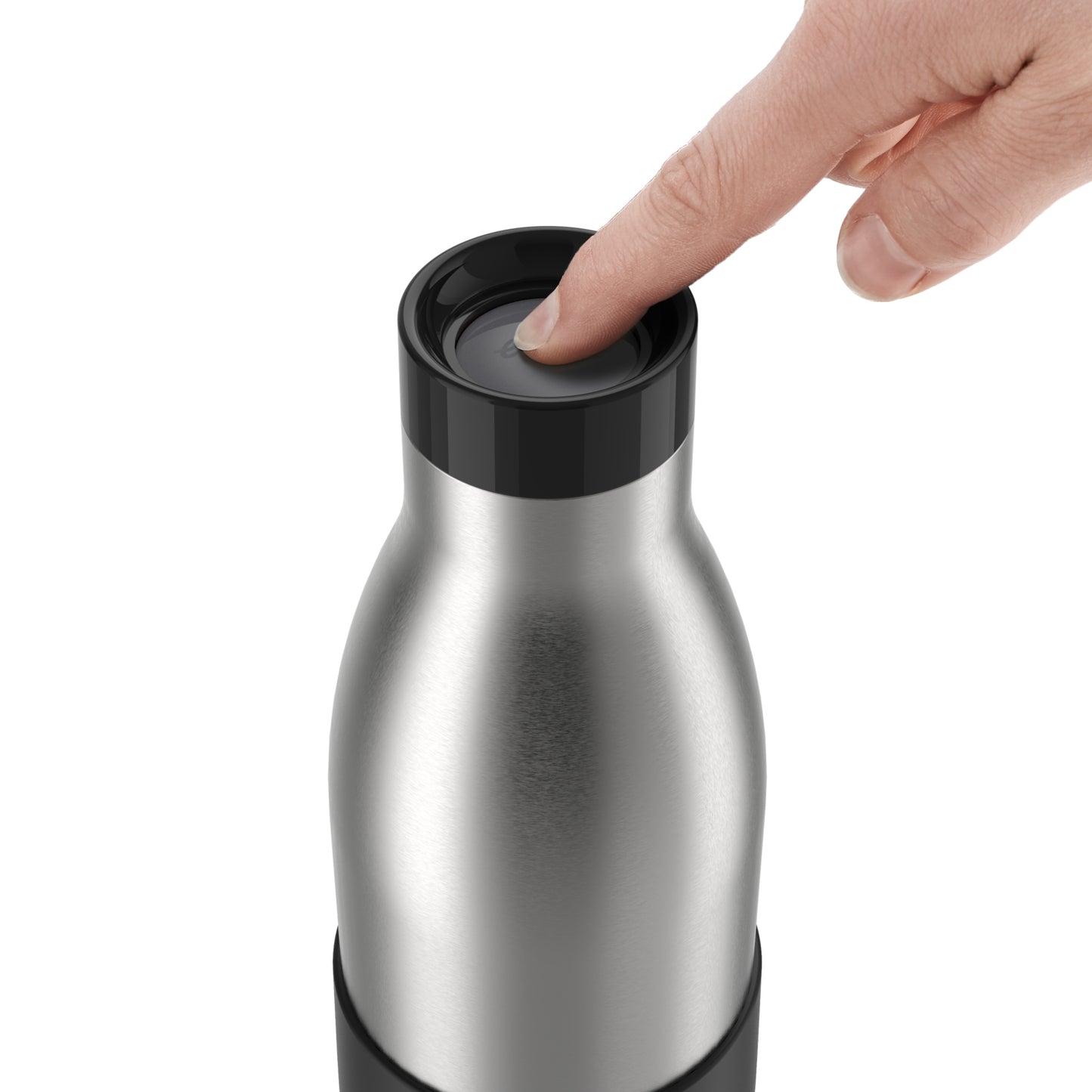 Tefal Bludrop Sleeve N31111 Utilisation quotidienne, Fitness, Randonnée, Sports 700 ml Acier inoxydable Noir, Acier inoxydable