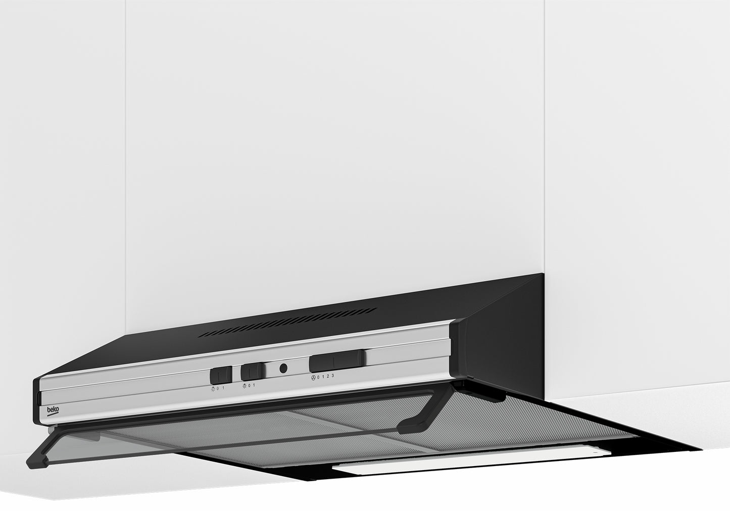 Beko CFB 6433 X hotte Montée au mur Acier inoxydable 365 m³/h
