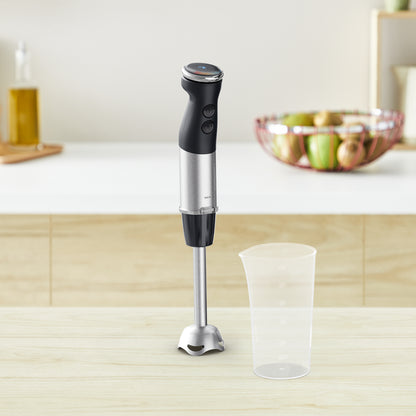 Moulinex DD6718 blender Mélangeur par immersion 1000 W Noir, Acier inoxydable