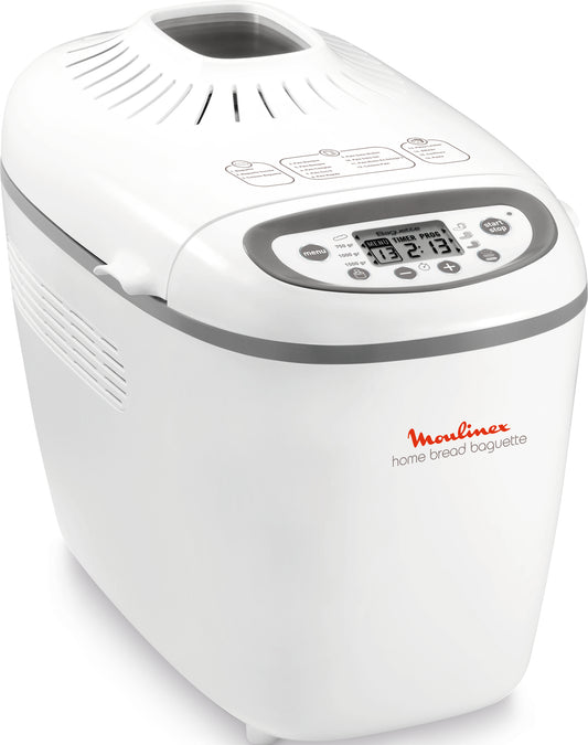 Moulinex OW6101 machine à pain 1650 W Blanc, Gris