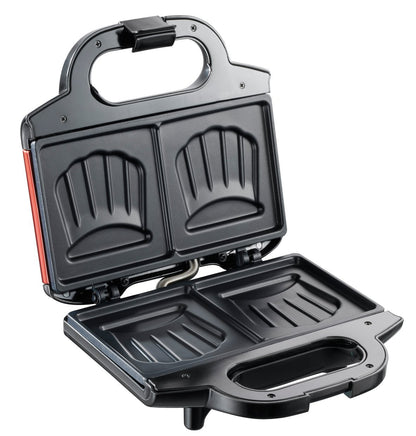 Moulinex SM180811 gaufrier et appareil à croque-monsieur 650 W Noir, Rouge