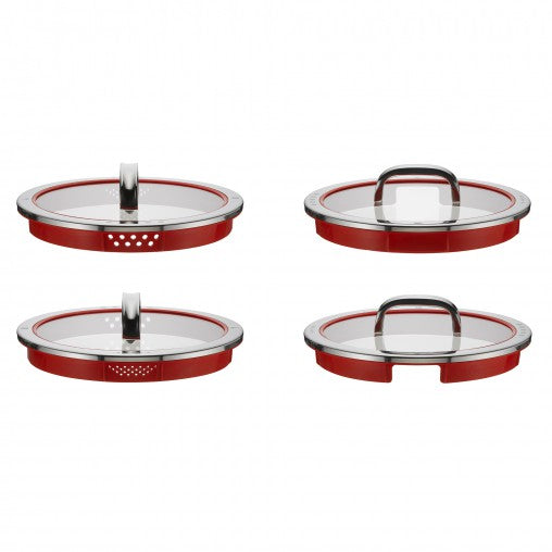 WMF 0760206380 2,5 L Rouge, Acier inoxydable Acier inoxydable