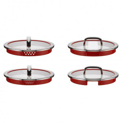 WMF 0760206380 2,5 L Rouge, Acier inoxydable Acier inoxydable