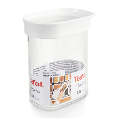 Tefal Optima N1140810 boîte hermétique alimentaire Autres 0,38 L Transparent, Blanc 1 pièce(s)