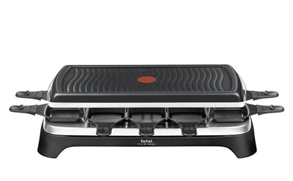 Tefal RE4588 raclette 10 personne(s) 1350 W Noir, Acier inoxydable