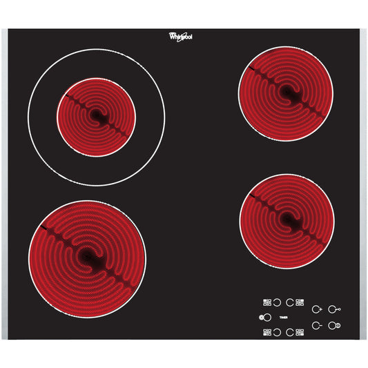 Whirlpool AKT 8130/LX plaque Noir Intégré Céramique 4 zone(s)