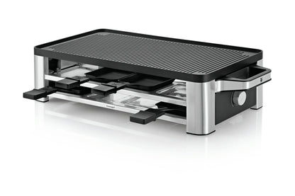 WMF Lono 0415040011 raclette 8 personne(s) 1500 W Noir, Chrome