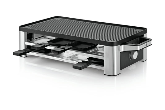 WMF Lono 0415040011 raclette 8 personne(s) 1500 W Noir, Chrome