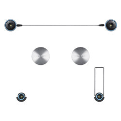 Samsung WMN1000CX support pour téléviseur 165,1 cm (65") Noir, Acier inoxydable