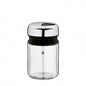 WMF 06.6152.6040 Salière et poivrière Noir, Acier inoxydable, Transparent
