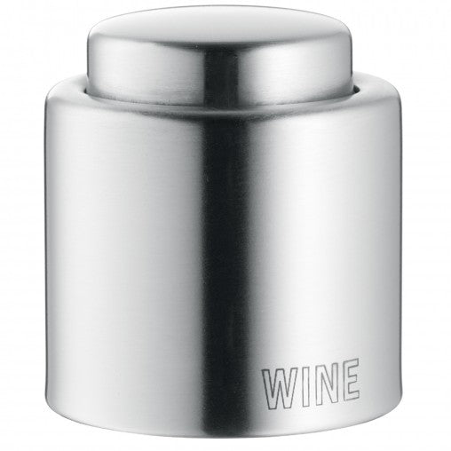 WMF 0641026030 bouchon de bouteilles et de carafes Noir, Acier inoxydable