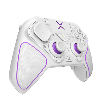 PDP 052-002-WH accessoire de jeux vidéo Violet, Blanc RF/USB Manette de jeu Analogique/Numérique PC, PlayStation 4, PlayStation 5