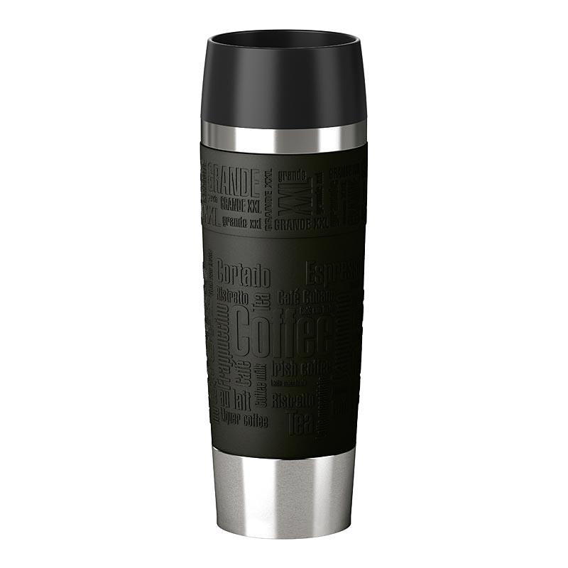 EMSA 515615 thermos Noir, Acier inoxydable