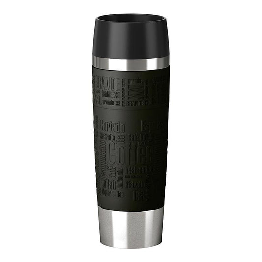 EMSA 515615 thermos Noir, Acier inoxydable
