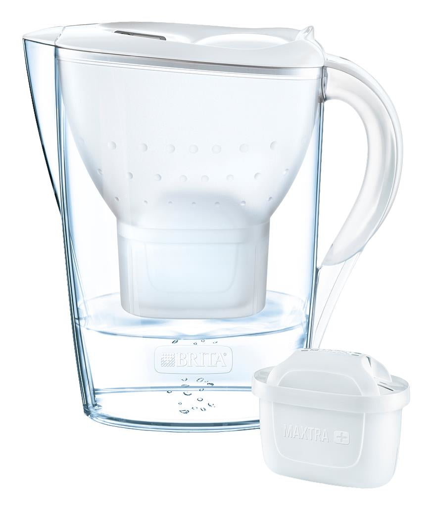 Brita 1026229 filtre à eau Filtre à eau pour carafe 2,4 L Transparent, Blanc