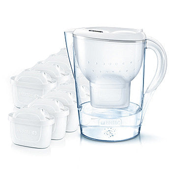 Brita 1026229 filtre à eau Filtre à eau pour carafe 2,4 L Transparent, Blanc
