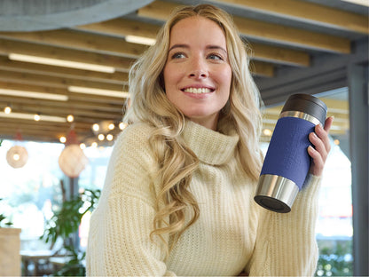 Tefal Travel Mug Classic N2020310 thermos 360 ml Noir, Bleu, Acier inoxydable Acier inoxydable