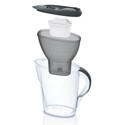 Brita 1024040 filtre à eau Filtre à eau pour carafe 2,4 L Noir, Transparent
