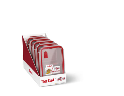 Tefal K31024 gamelle Boîte de rangement alimentaire Rouge, Transparent