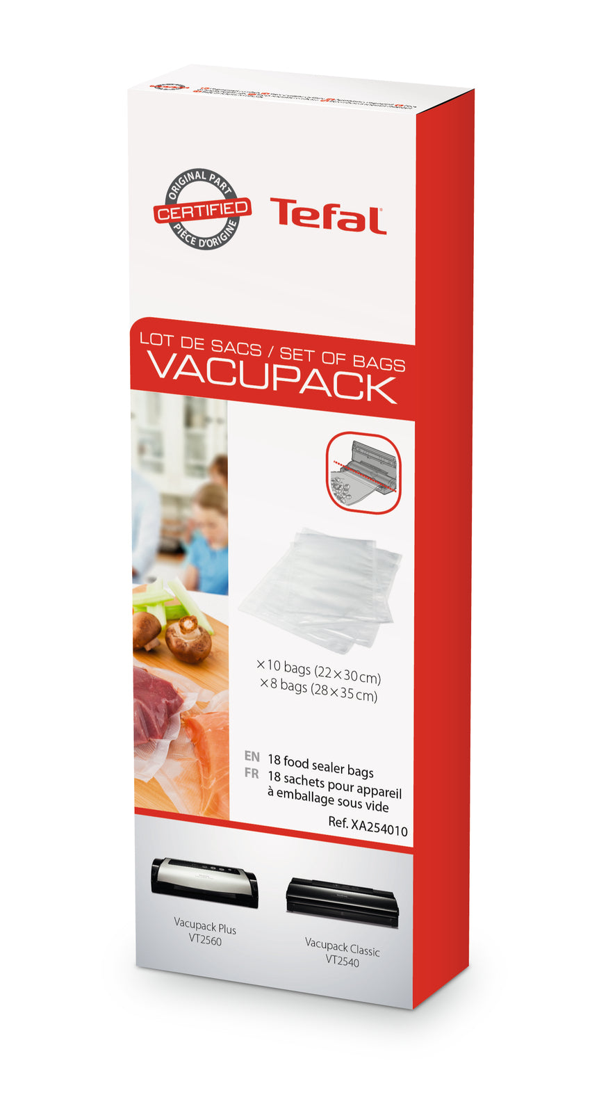 Tefal XA254010 fourniture & accessoire d'appareils à emballage sous vide Sac sous vide